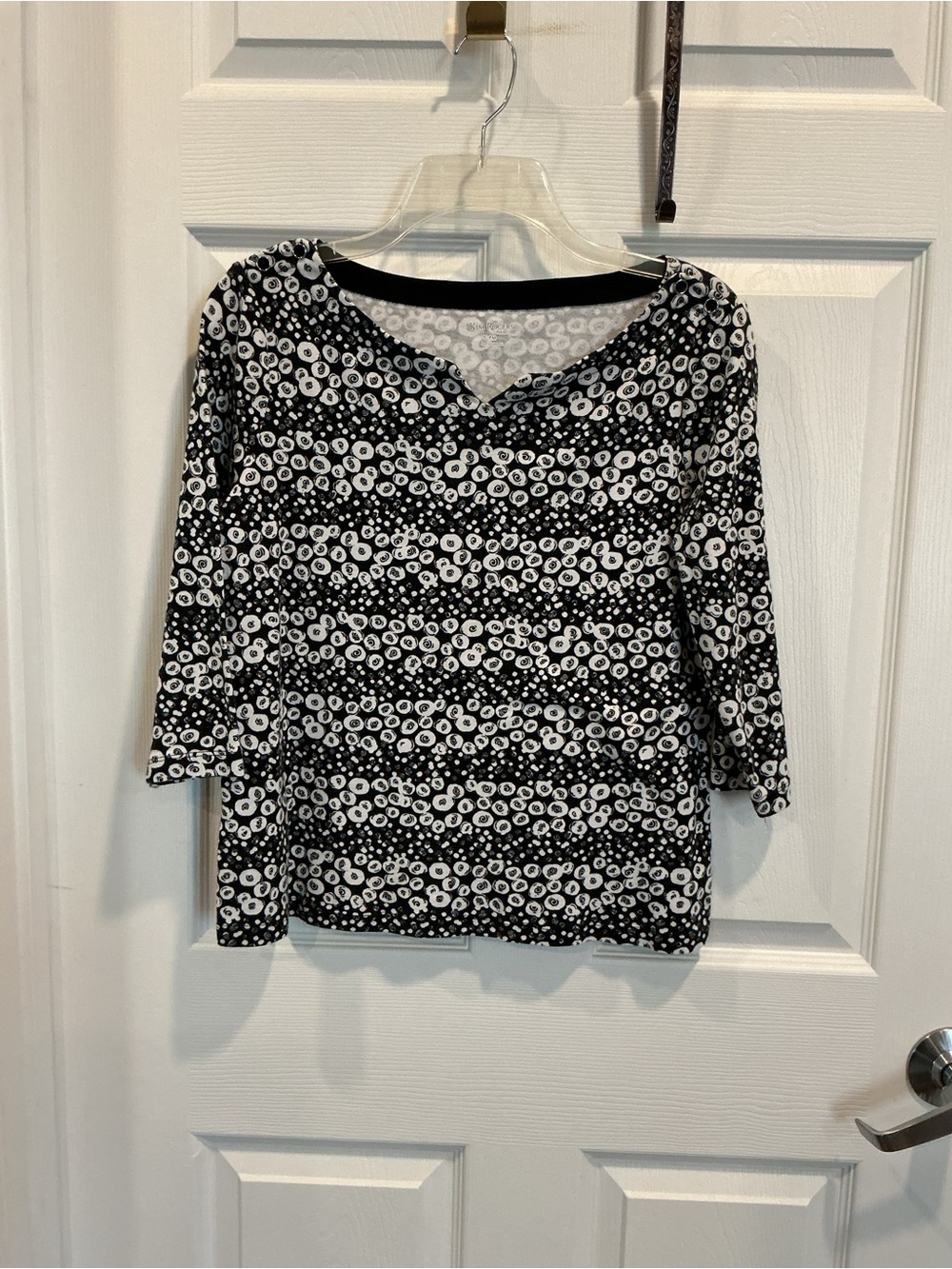 Kim Rogers Patterned Women's Top-Petite